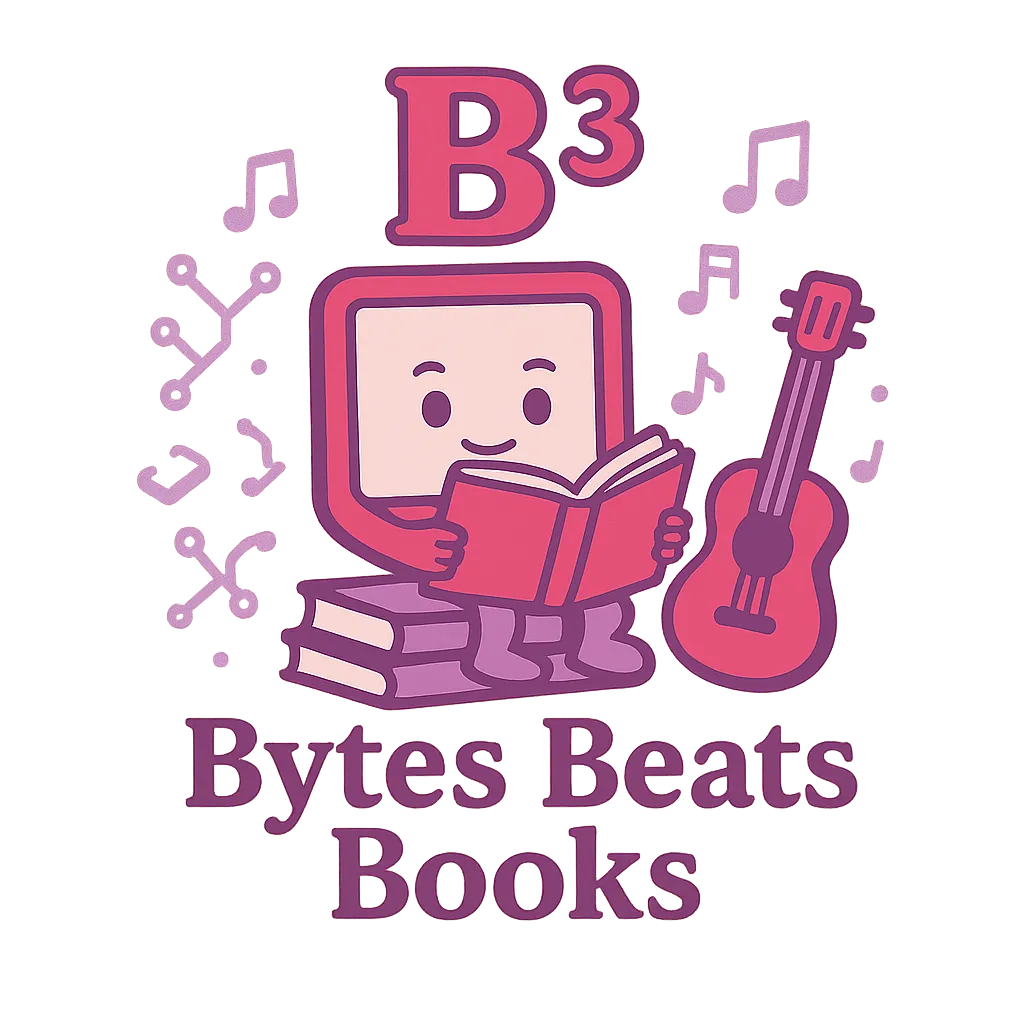 B³ - Bytes Beats Books Logo